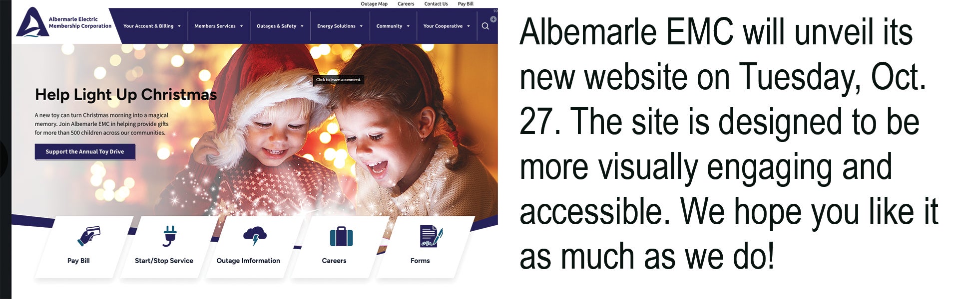 new website